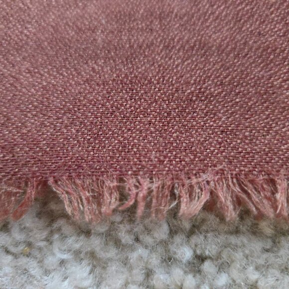 NWOT Cashmere Jacquard Lightweight Scarf Milk Chocolate - Picture 7 of 10